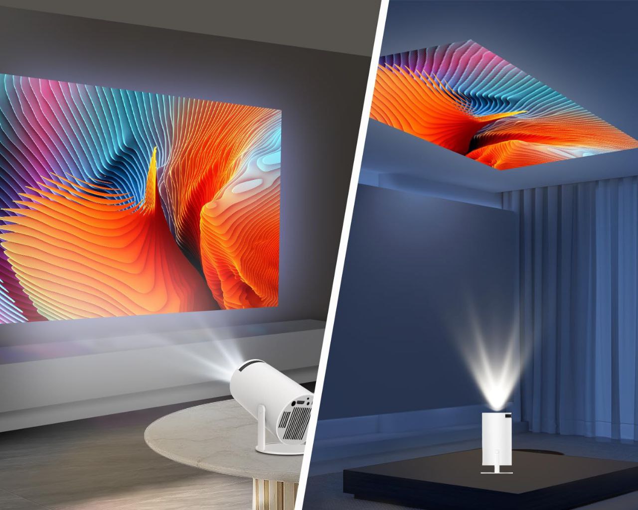 π₯οΈ 4K Ultra HD Smart Projector β Home Theater Experience Anywhere! | 1 Free Gift π