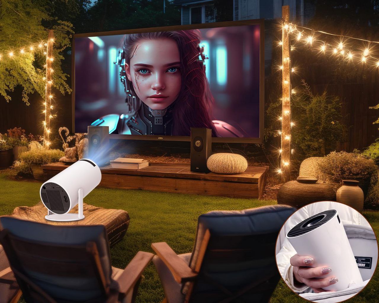 π₯οΈ 4K Ultra HD Smart Projector β Home Theater Experience Anywhere! | 1 Free Gift π
