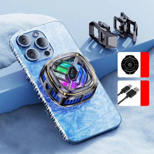 X76 PRO New Magnetic Mobile gaming cooler for all phones ❄️ | + 1 Free Gift 🎁