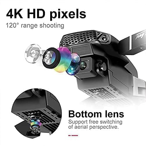 4K HD DUAL Camera Drone with DUAL BATTERY – Foldable RC Quadcopter | 1 Free Gift 🎁