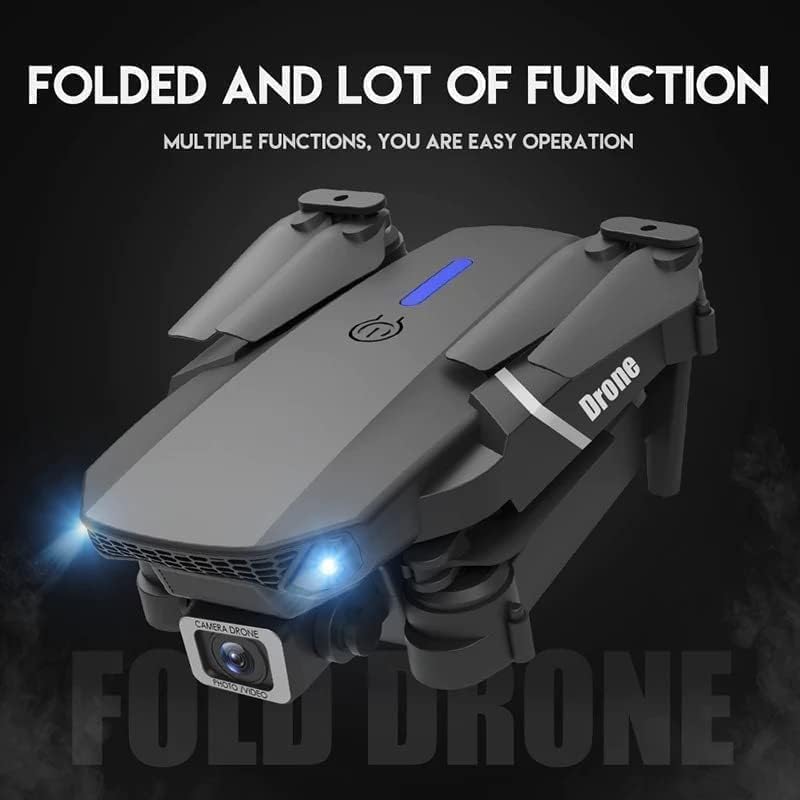 4K HD DUAL Camera Drone with DUAL BATTERY – Foldable RC Quadcopter | 1 Free Gift 🎁