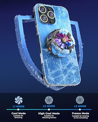 SL10 New Magnetic Mobile gaming cooler for all phones ❄️ | + 1 Free Gift 🎁