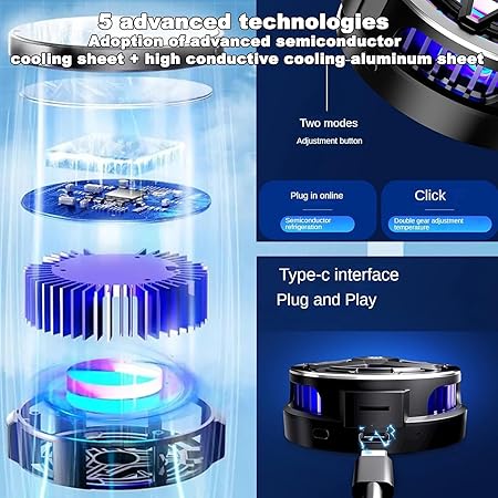 SL10 New Magnetic Mobile gaming cooler for all phones ❄️ | + 1 Free Gift 🎁