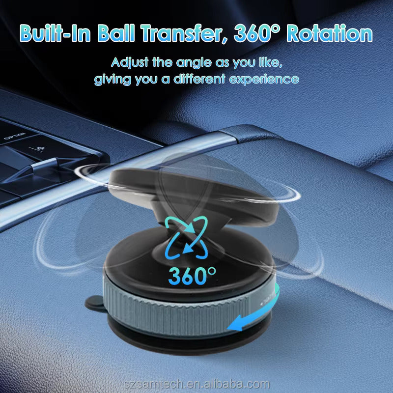 360° Vacuum Suction Mobile Holder – For Car, Desk, Windshield & More | + 1 Free Gift 🎁