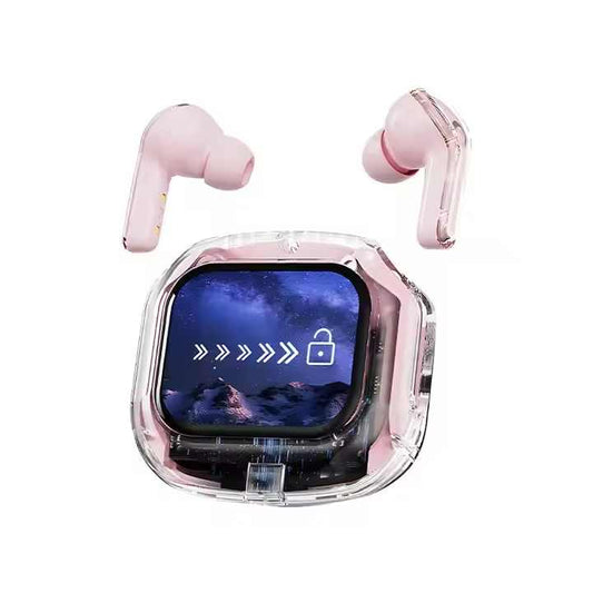 AIR MAX Wireless Earbuds Touch Screen Transparent Design ENC In-Ear Headphone Bluetooth + 1 Free Gift 🎁