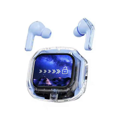 AIR MAX Wireless Earbuds Touch Screen Transparent Design ENC In-Ear Headphone Bluetooth + 1 Free Gift 🎁