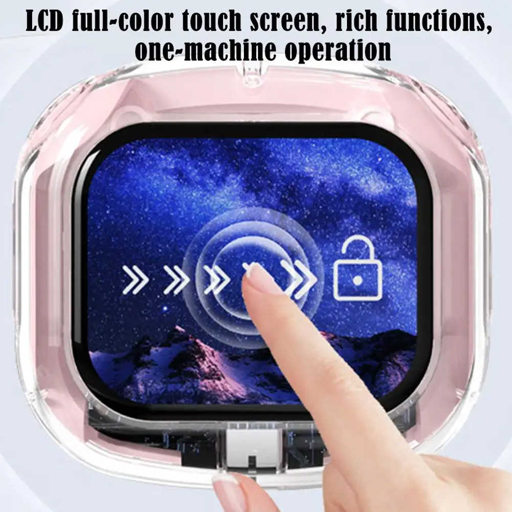 AIR MAX Wireless Earbuds Touch Screen Transparent Design ENC In-Ear Headphone Bluetooth + 1 Free Gift 🎁
