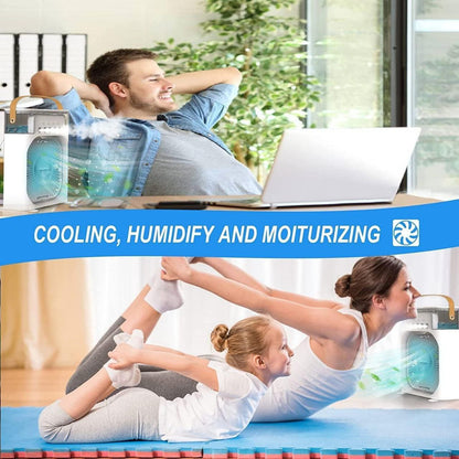 MINI AC 600ML WATER/ICE CONTAINER COOLER | 1 Free Gift  🎁