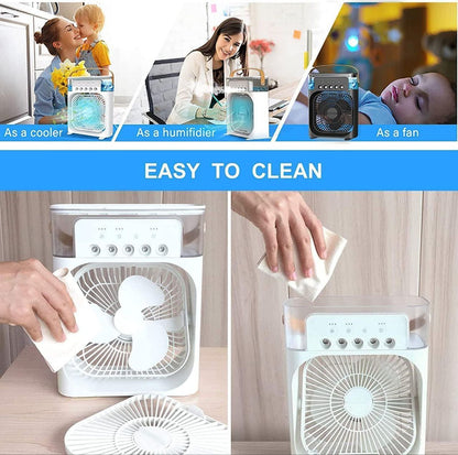 MINI AC 600ML WATER/ICE CONTAINER COOLER | 1 Free Gift  🎁