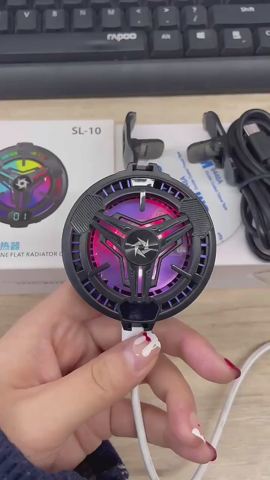 SL10 New Magnetic Mobile gaming cooler for all phones + 1 Free Gift